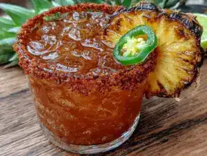 smoked pineapple jalapeรฑo mezcal cocktail - featured image