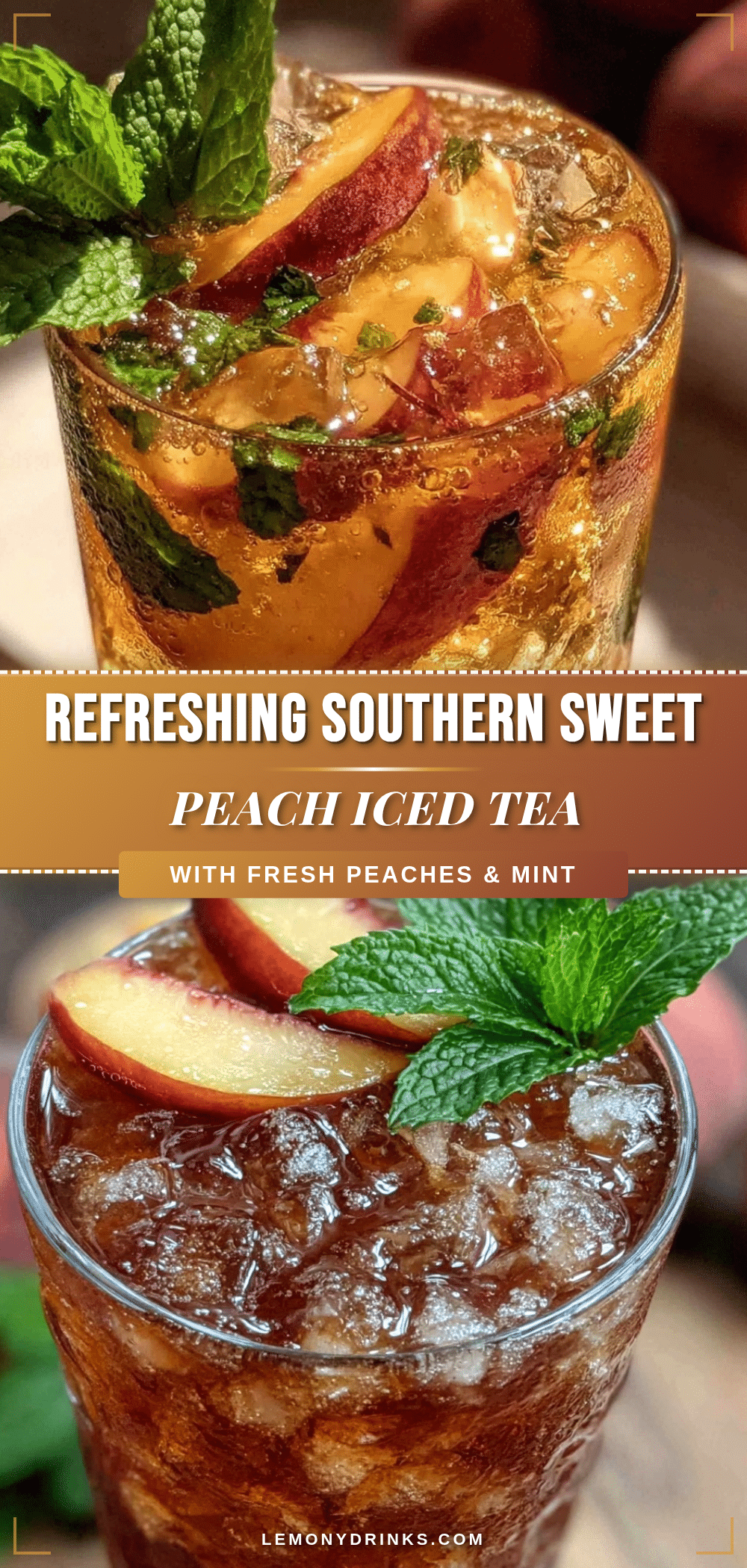 southern sweet peach iced tea recipe