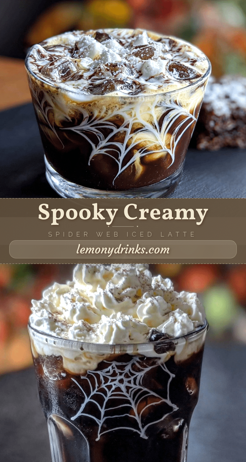 spider web iced latte recipe
