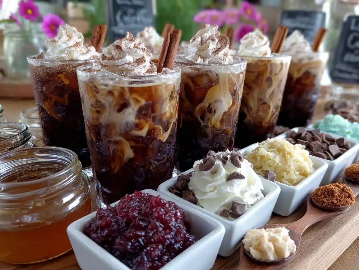teacher appreciation iced coffee bar setup - featured image