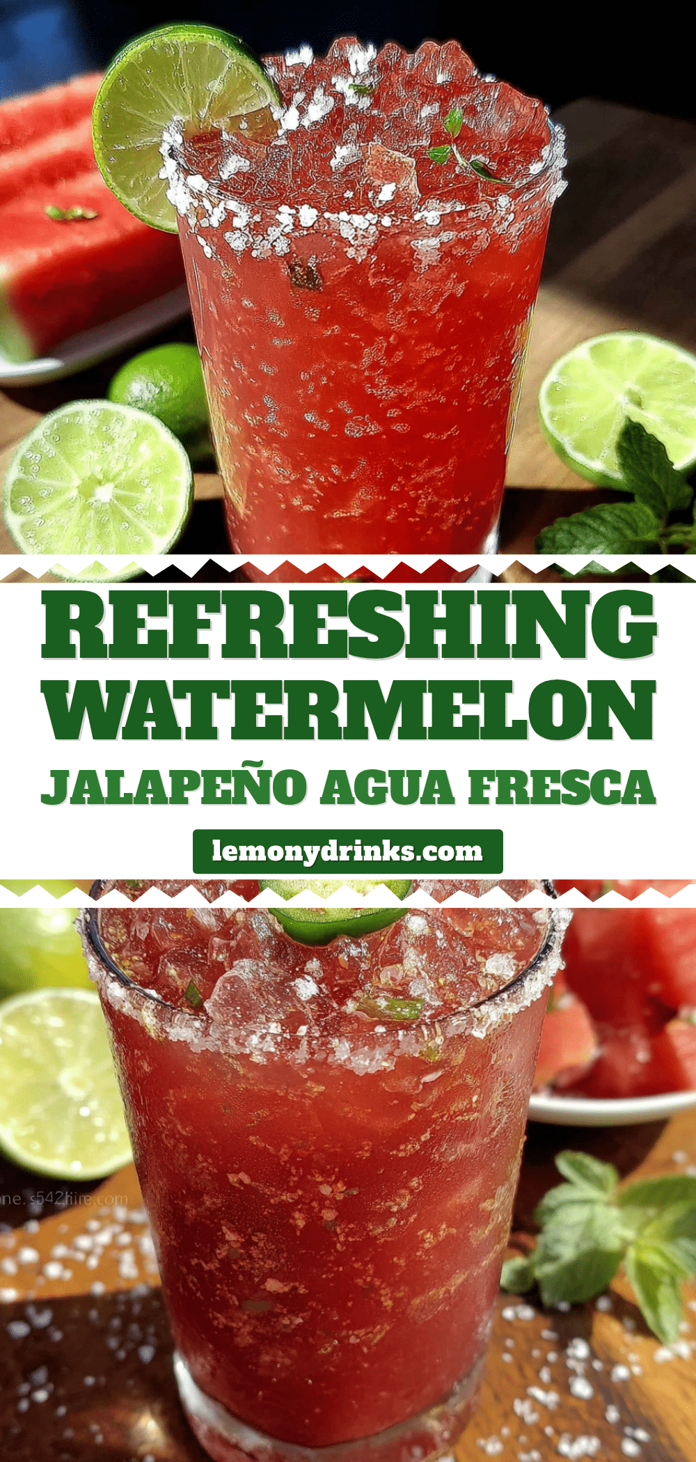 watermelon jalapeño agua fresca recipe