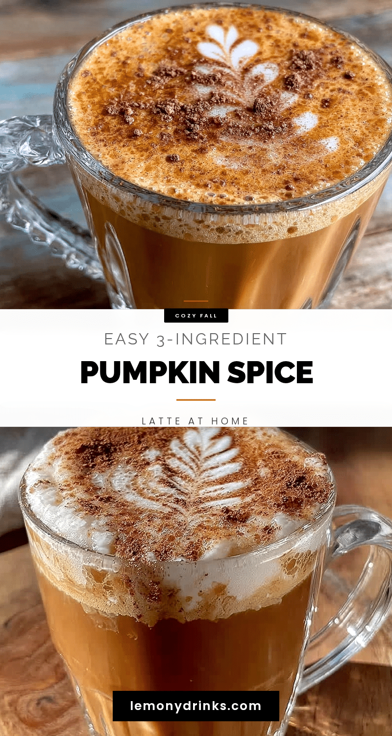 3-ingredient pumpkin spice latte recipe