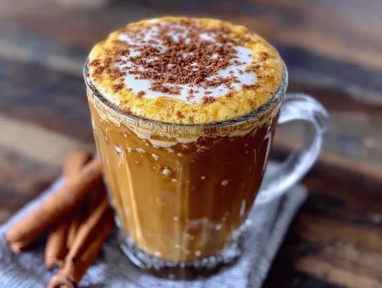 4-ingredient gingerbread latte preparation steps