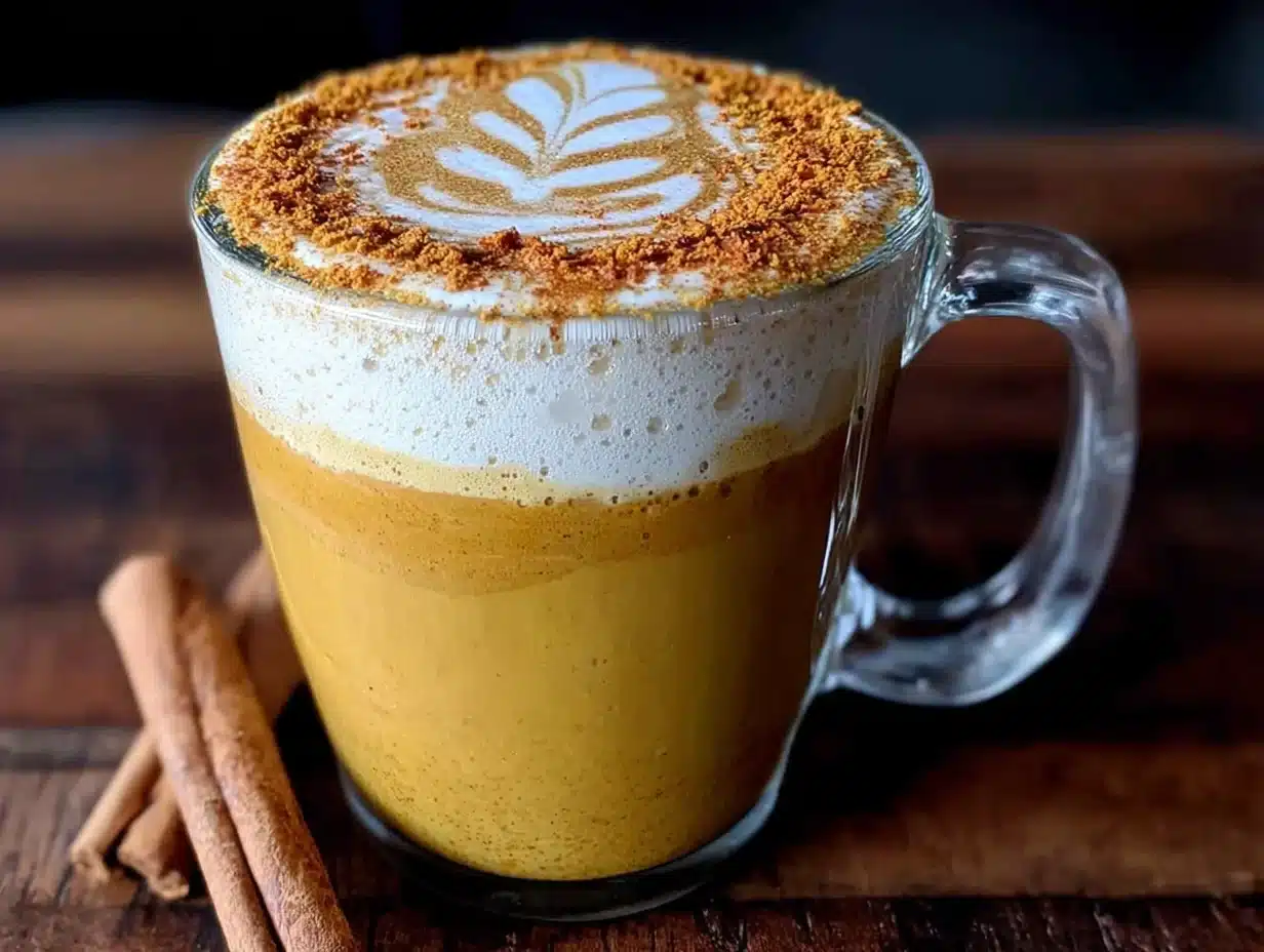 4-ingredient gingerbread latte - featured image
