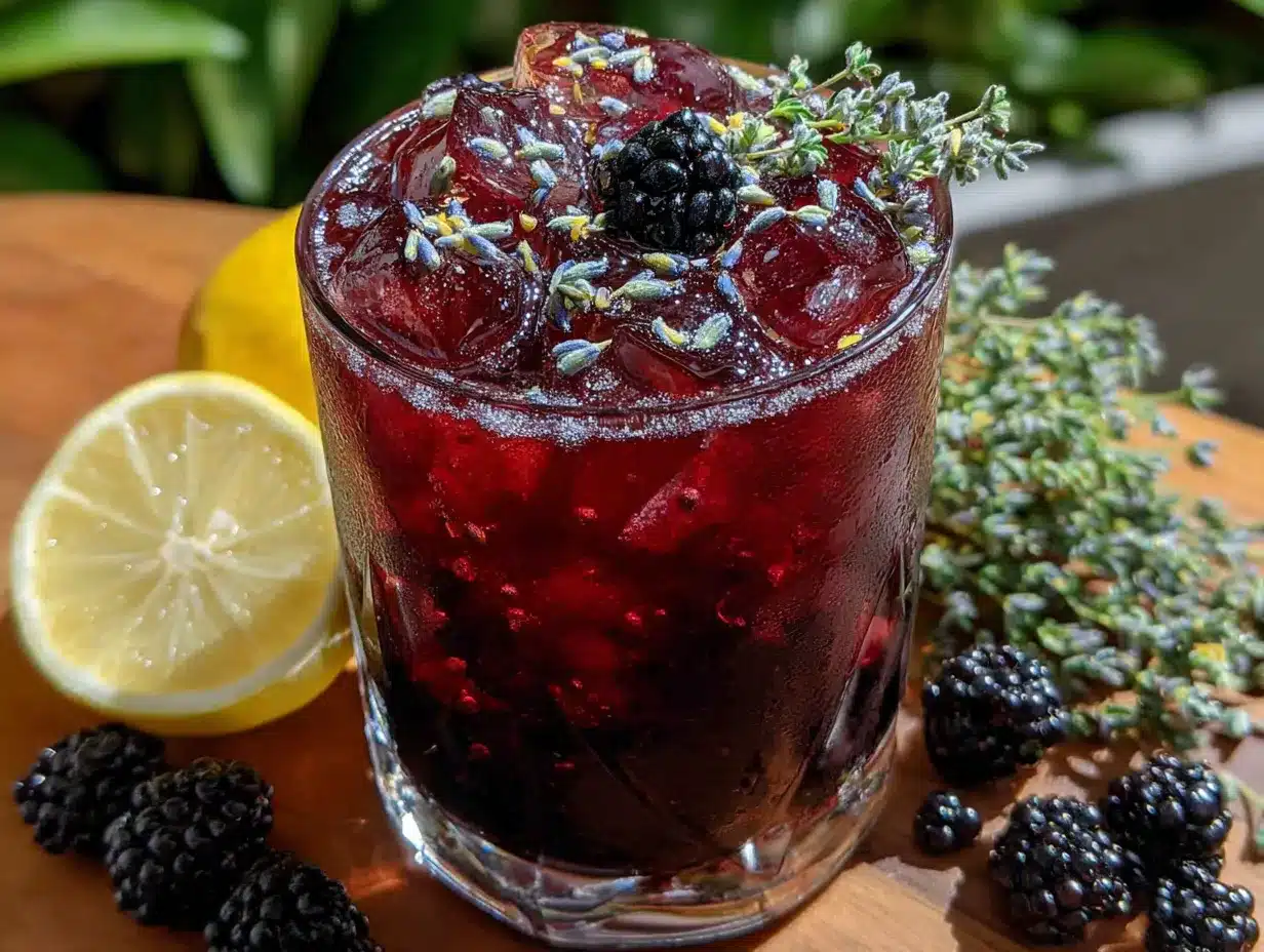 blackberry lavender lemonade preparation steps