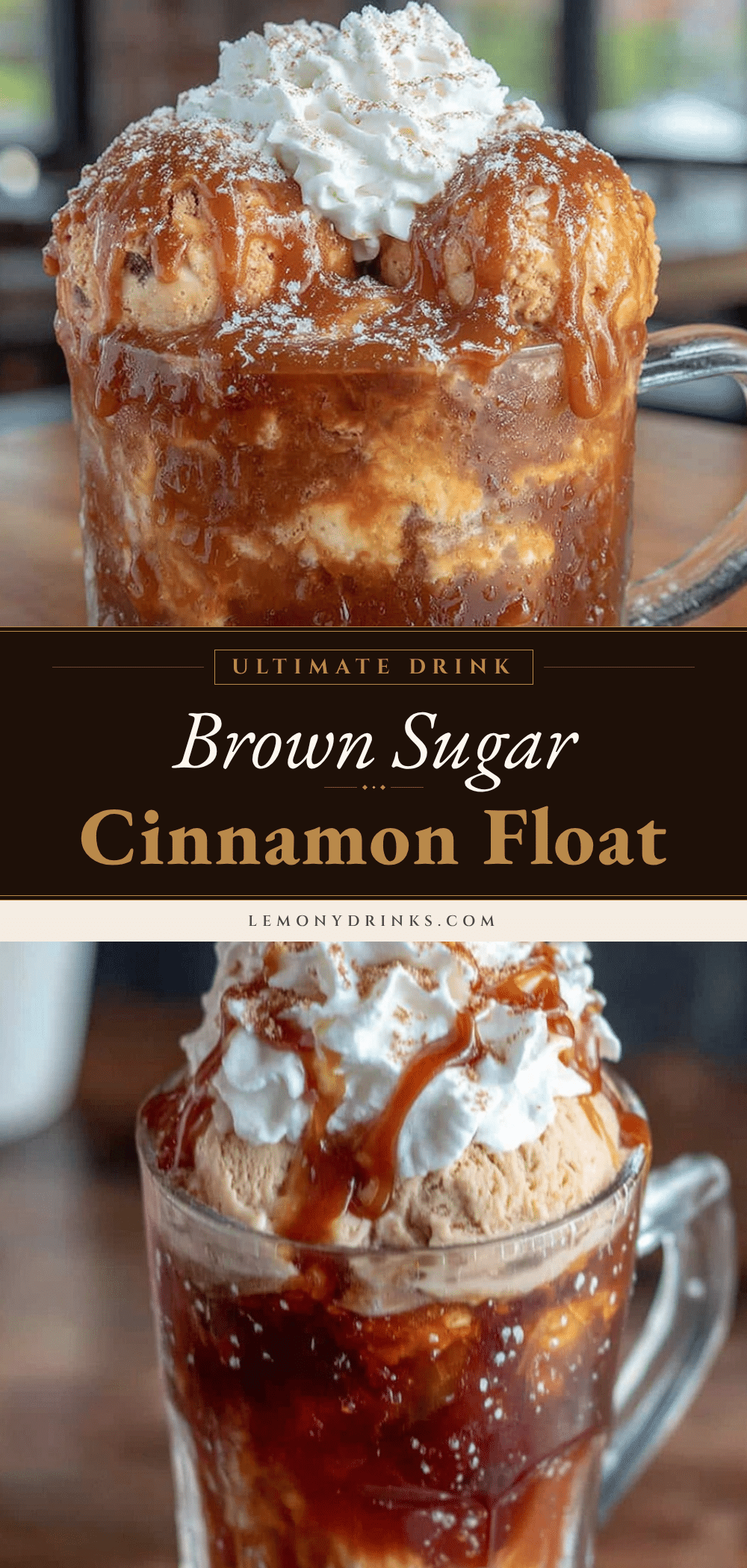 brown sugar cinnamon ice cream float recipe