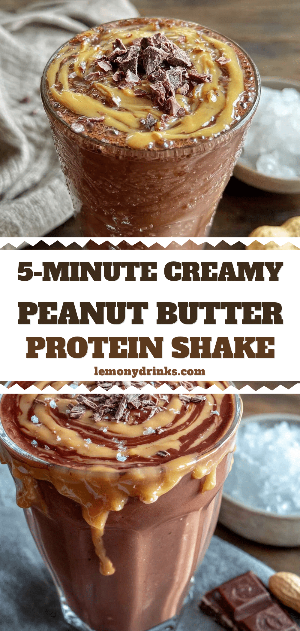 chocolate peanut butter protein shake recipe