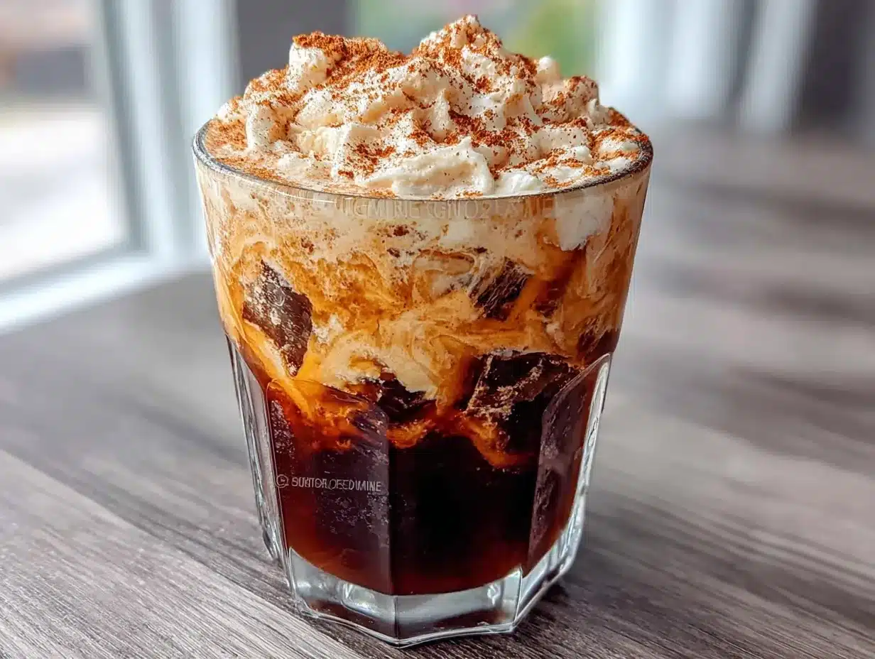 Copycat Starbucks Pumpkin Cream Cold Brew preparation steps