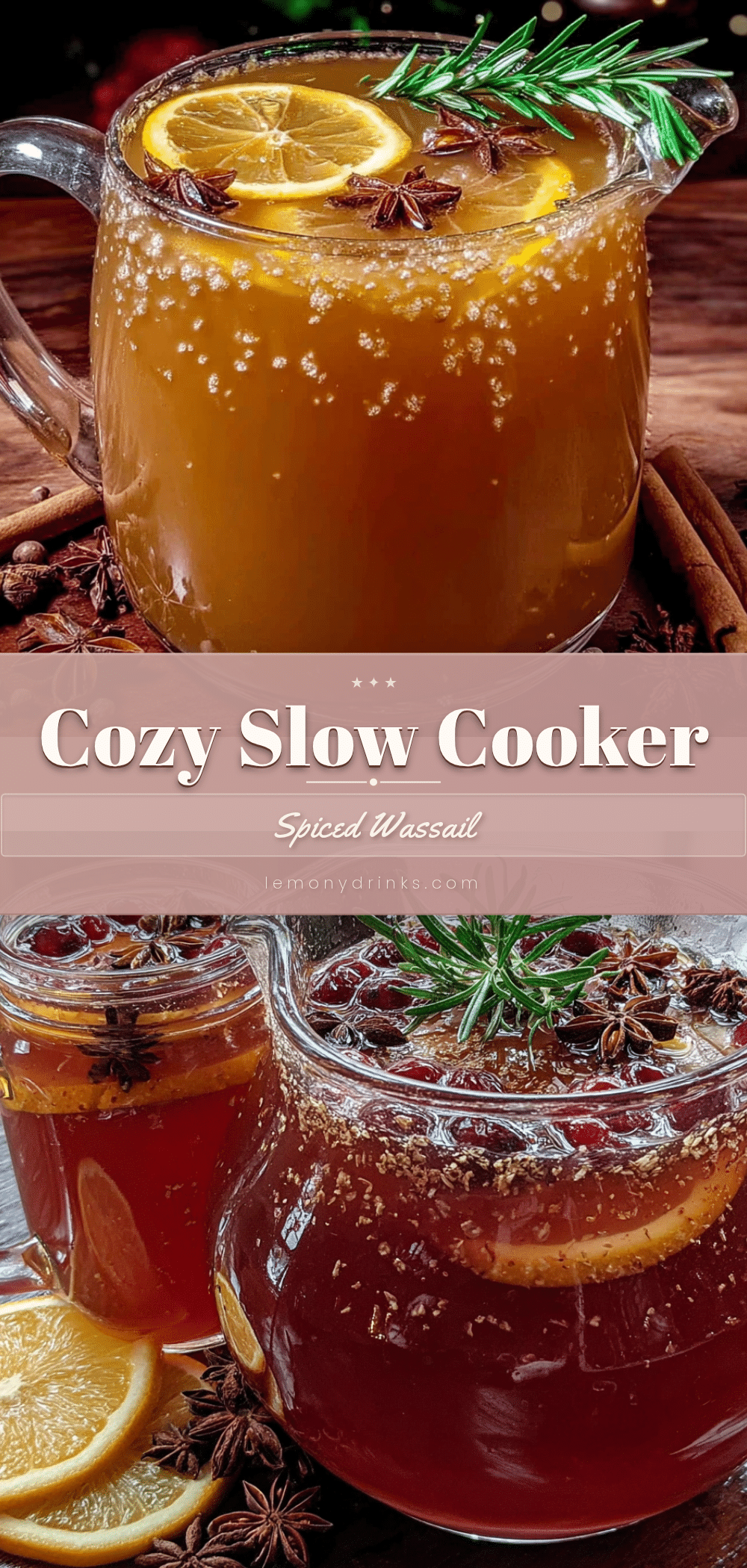 cozy crockpot wassail recipe