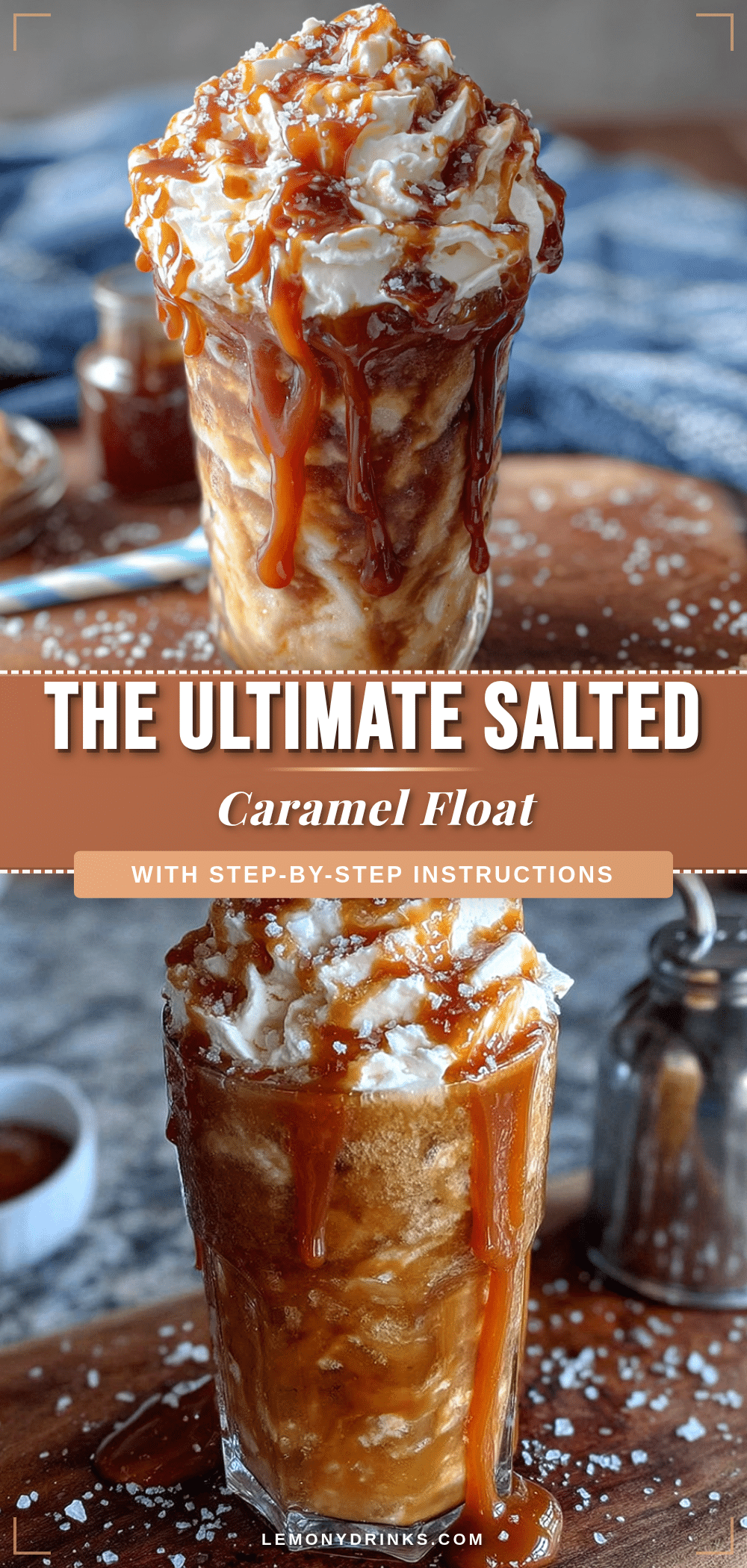 creamy salted caramel root beer float recipe
