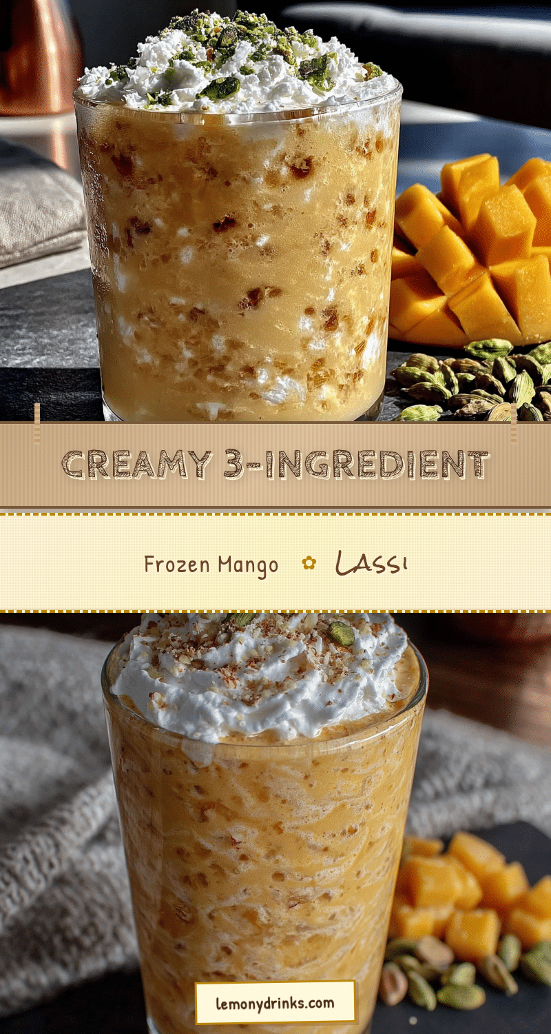 frozen mango lassi recipe