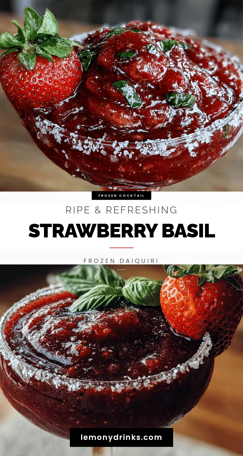 frozen strawberry basil daiquiri recipe