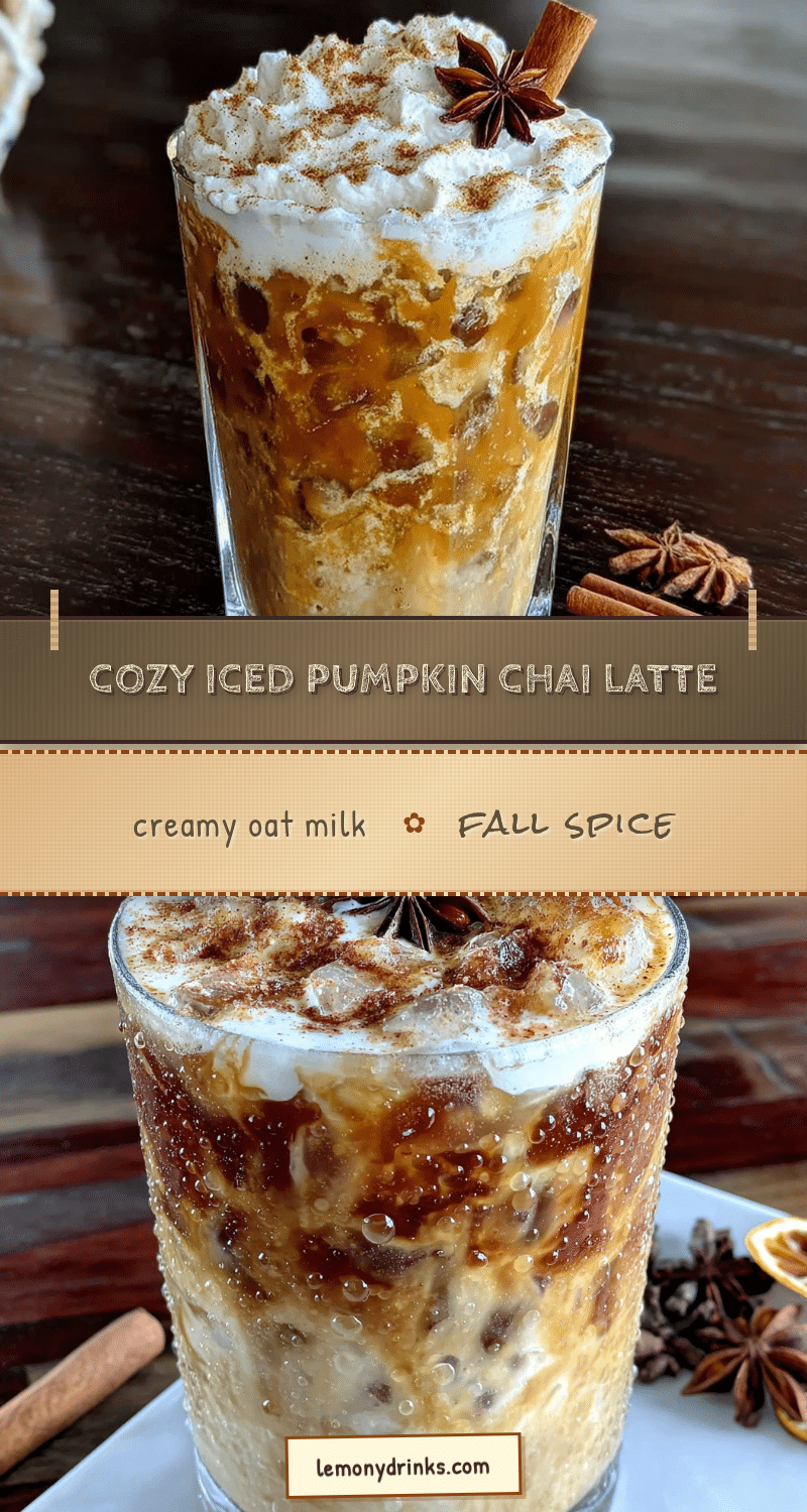 iced pumpkin chai latte with oat milk recipe
