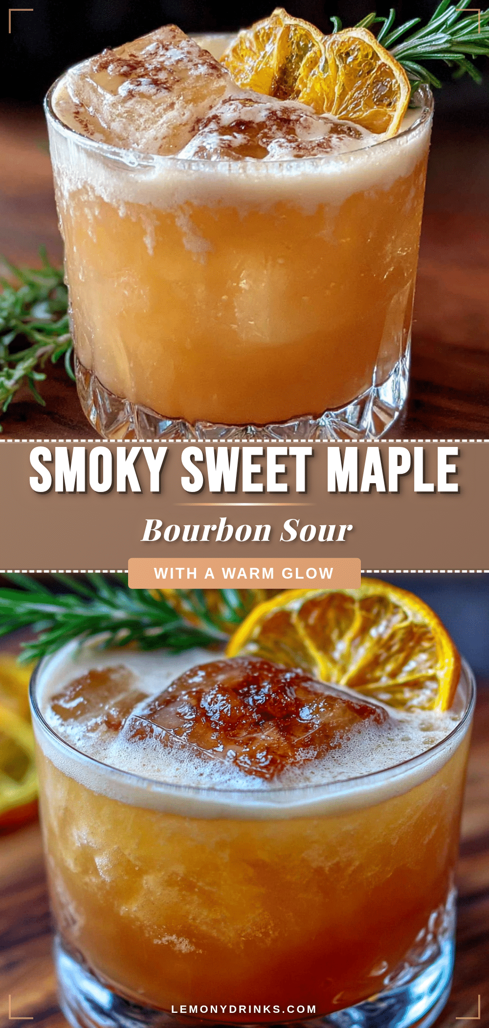maple bourbon whiskey sour recipe