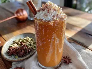 pumpkin pie protein smoothie - featured image