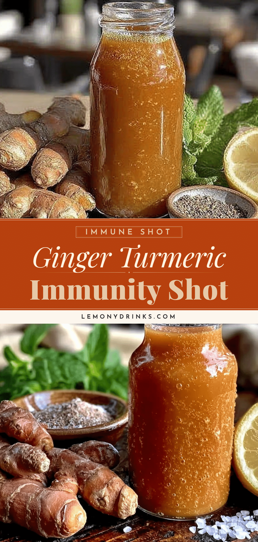 quick ginger turmeric detox shot recipe