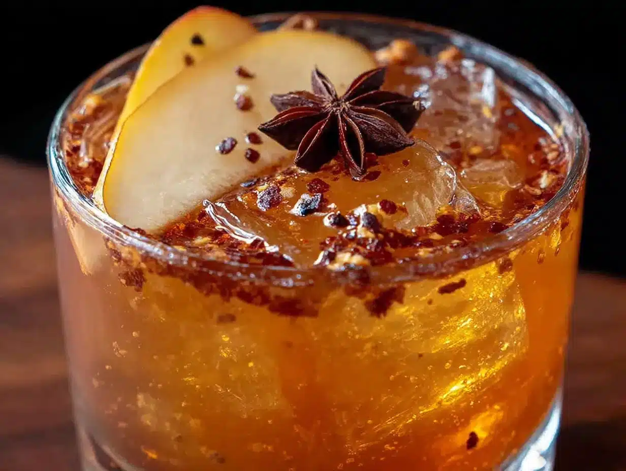 spiced pear bourbon punch preparation steps