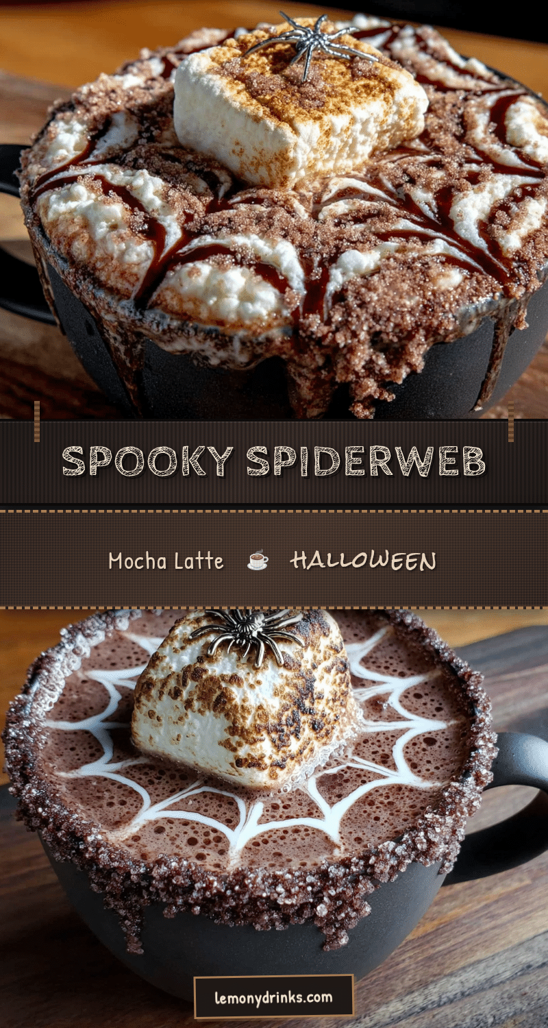 spiderweb mocha latte recipe