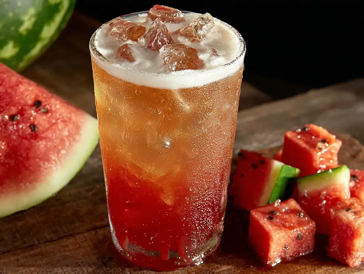 watermelon beer shandy preparation steps